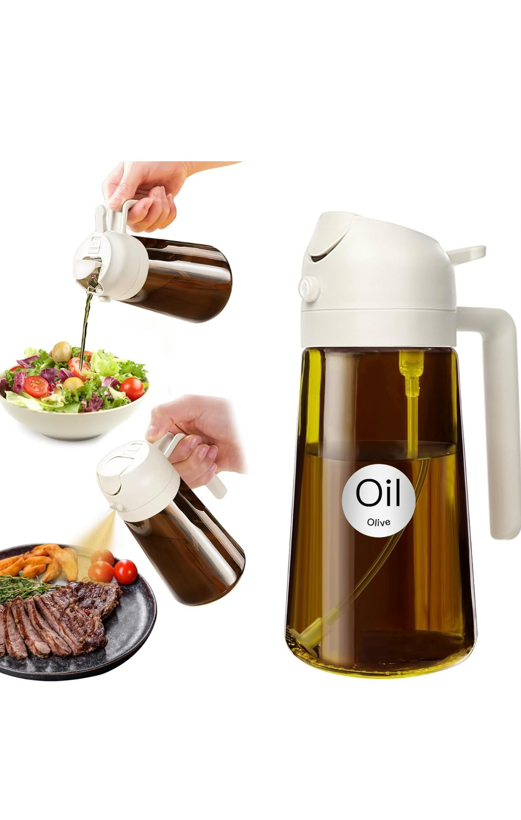 Everyday Kitchen Oil Spray Bottle for Healthy Cooking