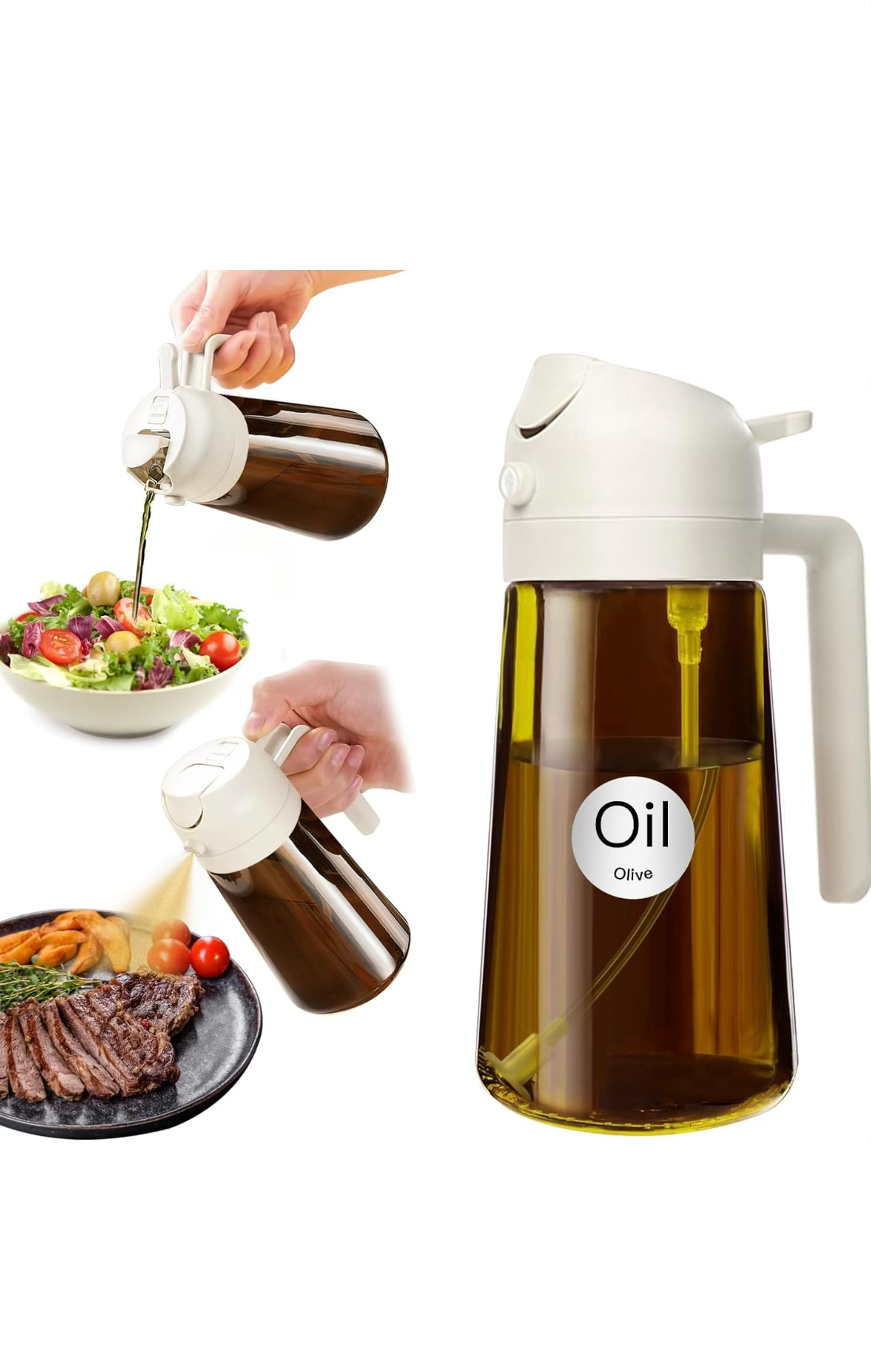 Everyday Kitchen Oil Spray Bottle for Healthy Cooking